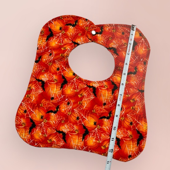 Lot/3 Handmade Halloween Bibs OOAK 🎁 - Picture 13 of 14